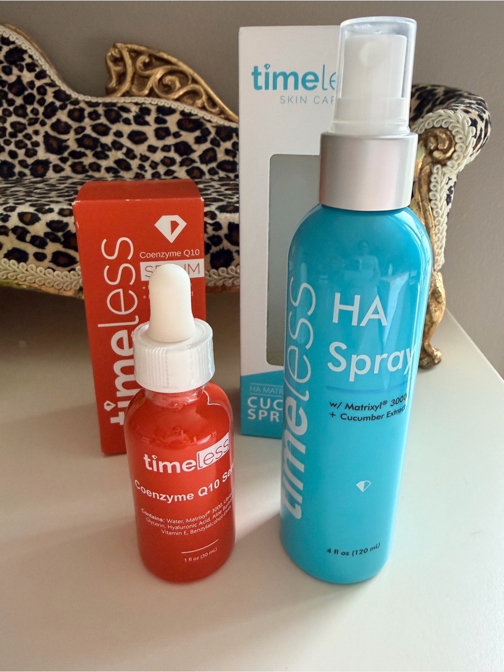 Timeless HA Spray & Coenzyme Q10 Serum bundle
